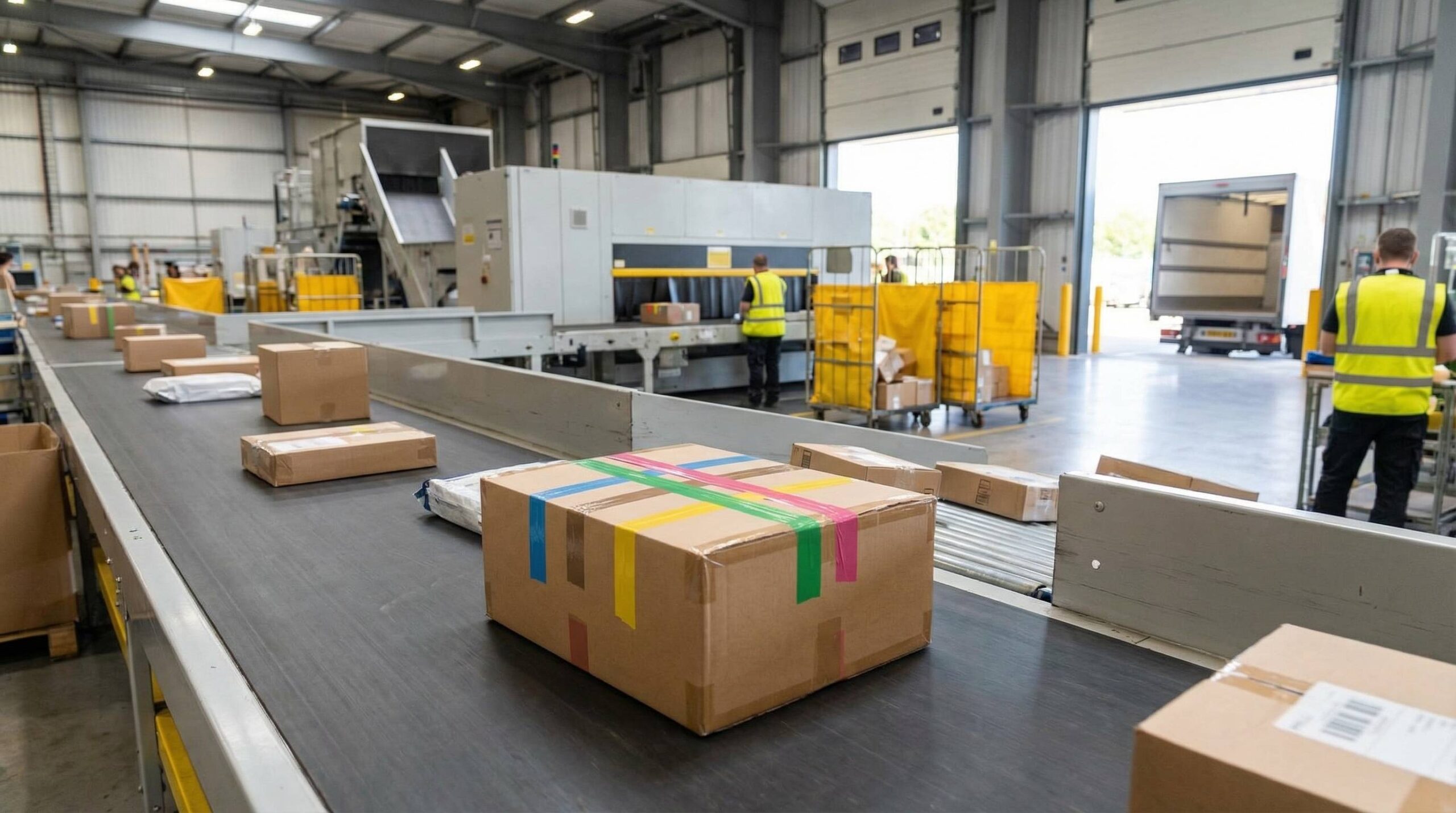 arrived at destination hub